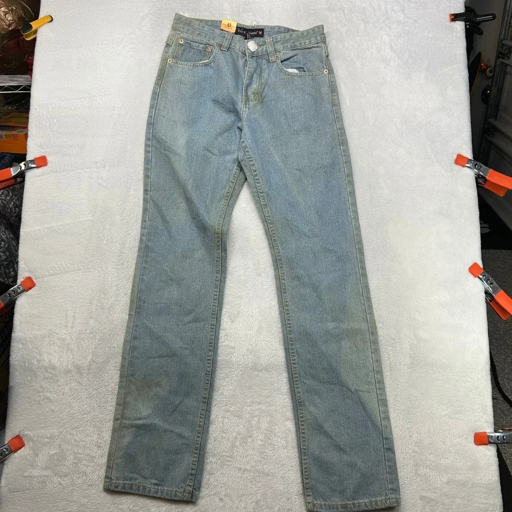 Victorious 105 Straight Fit Jeans‎ Men's Blue Denim Mid Rise Classic - 30X35 NWT